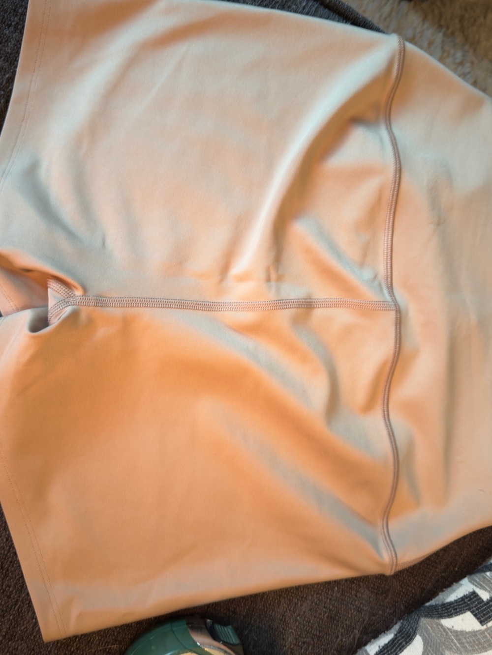 Alo set in Gravel - Seamless Bralette & High-Waist Active Shorts Set - Picture 8 of 8